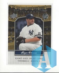 2008 Upper Deck Yankee Stadium Legacy Collection #6183 Roger Clemens